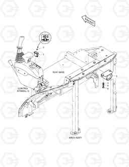 6180 TRAVEL ALARM - ELECTRIC PARTS DX27Z, Doosan