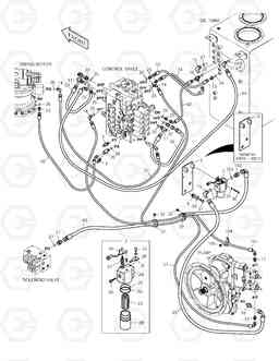 1280 PILOT PIPING(1) TXC180LC-2, Doosan