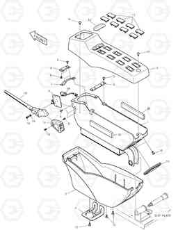 1330 CONTROL STAND - L.H. TXC180LC-2, Doosan