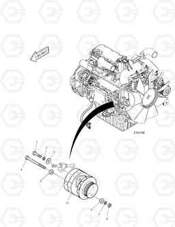 1670 ALTERNATOR - 80A TXC180LC-2, Doosan