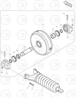 2120 IDLER TXC180LC-2, Doosan