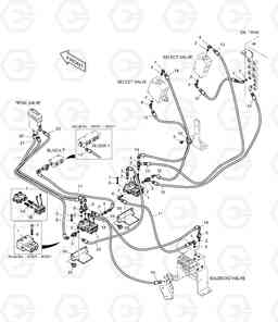 6140 PILOT PIPING - TWO WAY(1) TXC180LC-2, Doosan