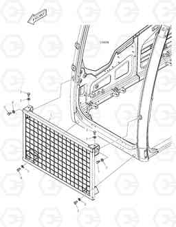 6240 CABIN LOWER GUARD TXC180LC-2, Doosan