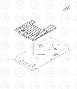 6446 FLOOR MAT-TWO WAY & ROTATING TXC180LC-2, Doosan