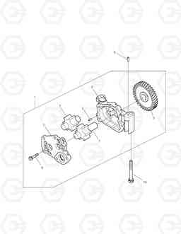 020 OIL PUMP TXC255LC-2, Doosan