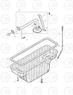 022 OIL PAN TXC255LC-2, Doosan