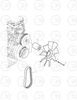 025 COOLING FAN TXC255LC-2, Doosan