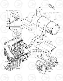 1150 MUFFLER TXC255LC-2, Doosan