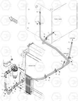 1210 FUEL PIPING TXC255LC-2, Doosan