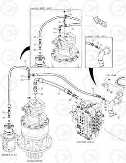 1250 OIL COOLER PIPING(3) TXC255LC-2, Doosan