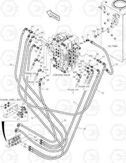 1310 PILOT PIPING(4) TXC255LC-2, Doosan