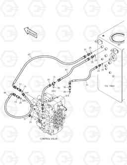 1320 PILOT PIPING(5) TXC255LC-2, Doosan