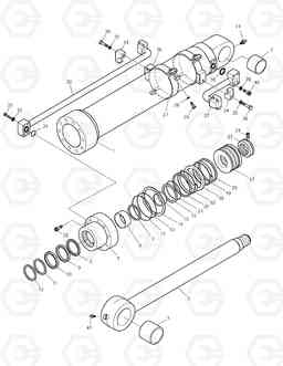 4260 BUCKET CYLINDER - ARM 3.0m/3.5m TXC255LC-2, Doosan