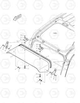 6190 RAIN SHIELD TXC255LC-2, Doosan