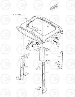 1250 CABIN(2) - INTERIOR SHEET TXL250-2, Doosan