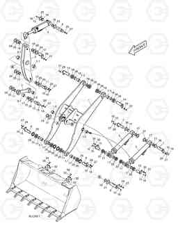 2100 LOADER ARM ASS'Y TXL250-2, Doosan