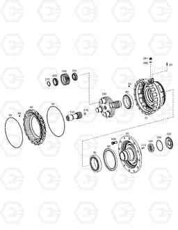 3350 PLANETARY GEAR - FRONT AXLE TXL250-2, Doosan