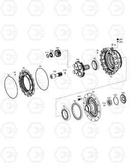 3390 PLANETARY GEAR - REAR AXLE TXL250-2, Doosan