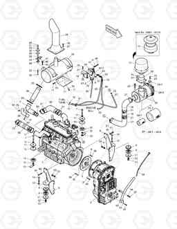 1110 ENGINE MOUNTING TXL200-2, Doosan