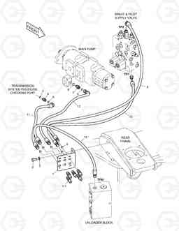 1220 REMOTE PRESS CHECK PIPING TXL200-2, Doosan