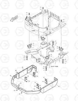 1230 CABIN MOUNTING TXL200-2, Doosan