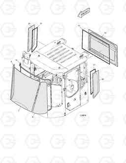 1280 CABIN(5) - GLASS TXL200-2, Doosan