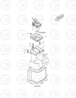 1300 JOYSTICK MOUNTING - 3rd LEVER TXL200-2, Doosan