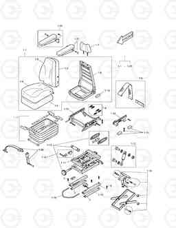 1320 SEAT ASS'Y- MECHANICAL SUSPENSE TXL200-2, Doosan