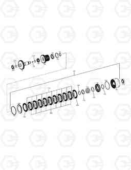 3170 COUPLING KV - TRANSMISSION TXL200-2, Doosan