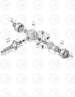 3330 DIFFERENTIAL - FRONT AXLE TXL200-2, Doosan