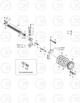 3350 BRAKE - FRONT AXLE TXL200-2, Doosan