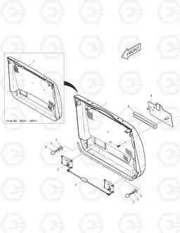 5210 RADIATOR GRILLE ASS'Y TXL200-2, Doosan