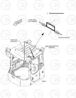 5330 NOISE FILTER - WIPER MOTOR TXL200-2, Doosan