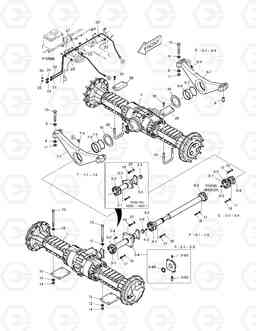 5360 AXLE & DRIVE SHAFT-SUPER MAX.TRAC TXL200-2, Doosan