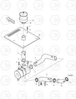 1150 AIR CLEANER ASS'Y DH210LC-7(CHINA), Doosan