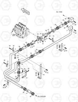 1210 OIL COOLER PIPING(1) DH210LC-7(CHINA), Doosan