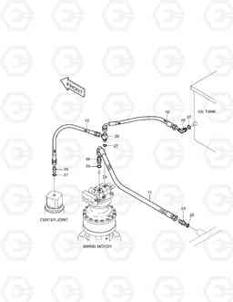 1230 OIL COOLER PIPING(3) DH210LC-7(CHINA), Doosan