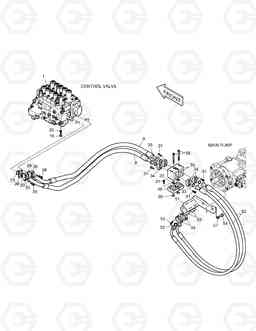 1240 MAIN PIPING(1)-PUMP DH210LC-7(CHINA), Doosan