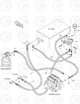 1310 PILOT PIPING(2) DH210LC-7(CHINA), Doosan