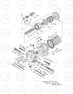 4155 TRAVEL MOTOR DH210LC-7(CHINA), Doosan