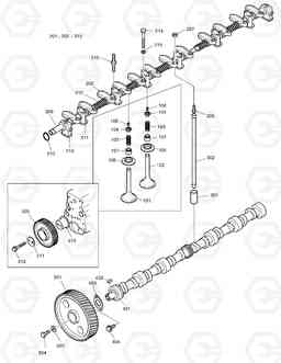 006 VALVE MECHANISM SOLAR 180W-V, Doosan