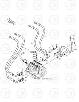 1270 MAIN PIPING(3)-ARM.BUCKET SOLAR 180W-V, Doosan