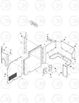 1700 BAFFLE SOLAR 180W-V, Doosan