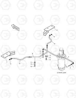 2170 BRAKE PIPING(1)-FRONT SOLAR 180W-V, Doosan