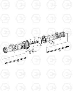 4650 AXLE CASING-REAR AXLE SOLAR 180W-V, Doosan