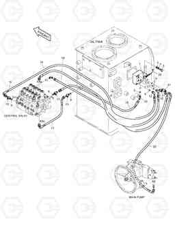 6420 PILOT PIPING-ONE WAY SOLAR 180W-V, Doosan