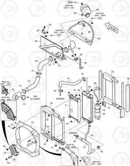 1120 RADIATOR MOUNTING DX30Z, Doosan