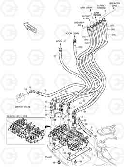 1190 MAIN PIPING (1) DX30Z, Doosan