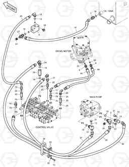 1200 MAIN PIPING (2) DX30Z, Doosan