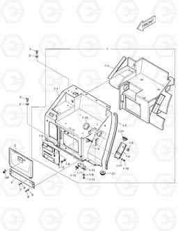 1350 SEAT BASE ASS'Y DX30Z, Doosan